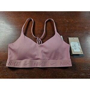 Nike Indy Women's Light Support Padded Adjustable Sports Bra Violet Ore XS